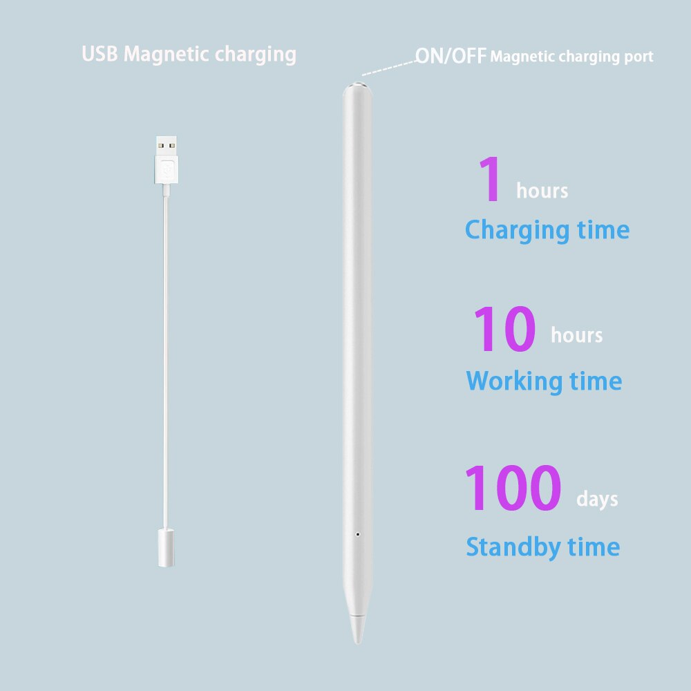 Stylus Pen Digital Painting Pencil Applicable to Apple ipad With Palm Rejection Magnetic Charge Tilt Sensitivity Pens