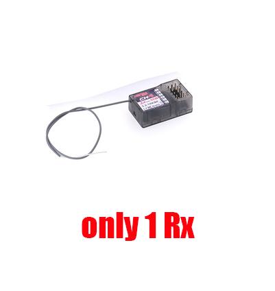 Surpass Hobby 2.4G 6CH Super Response Radio System Transmitter with Receiver For RC Car Boat Tank Water skateboard: WHITE