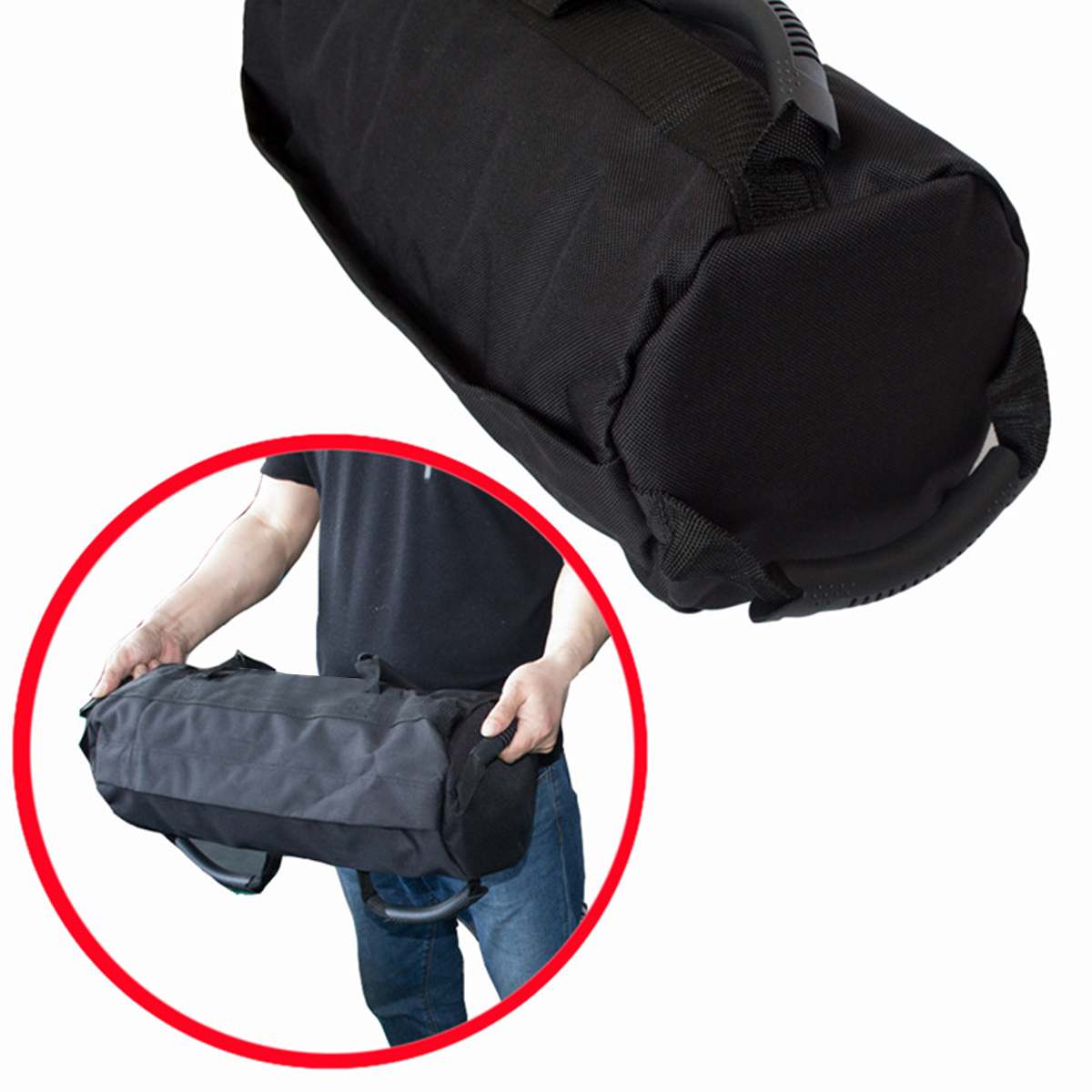 15KG Filled Weight Sand Power Bag Strength Training Fitness Exercise Sand bag Body Building Gym Sandbag 900D