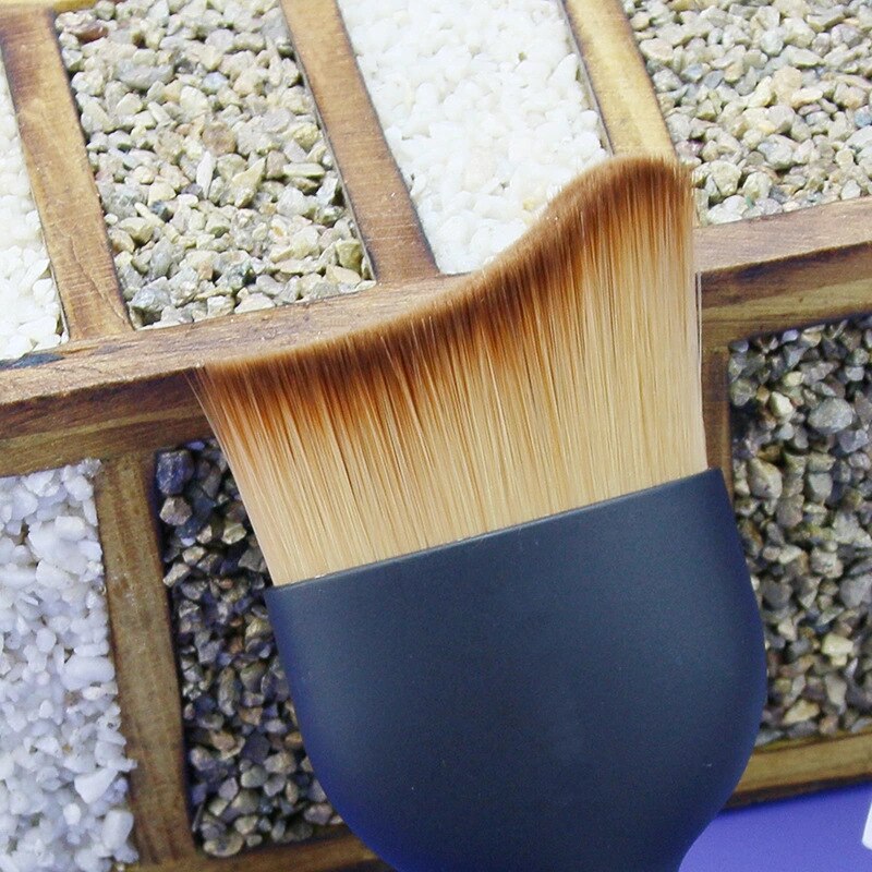 Brocha de maquillaje curva de arco, brocha de maquillaje única, brocha de base, brocha de contorno, herramientas de maquillaje