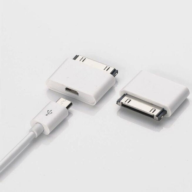 30 Pin Naar Micro Usb Dock Charger Adapter Converter Voor Iphone 4 4S 3GS Ipad 3 2 Ipod touch 4 Android Usb-oplaadkabel Cord