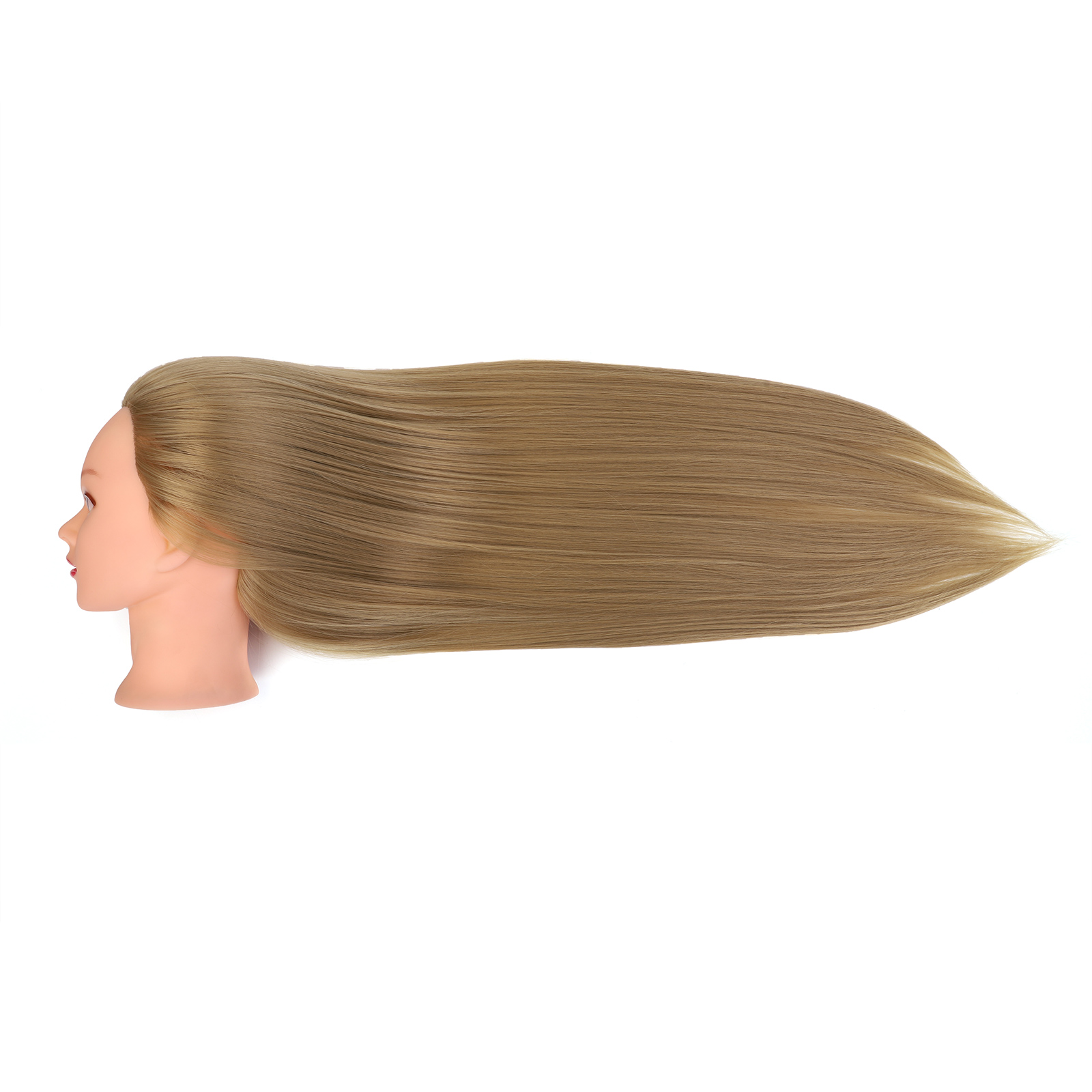 Hoveddukker til frisører 30 '' hår syntetisk mannequin hoved frisurer kvinde mannequin frisør styling træningshoved