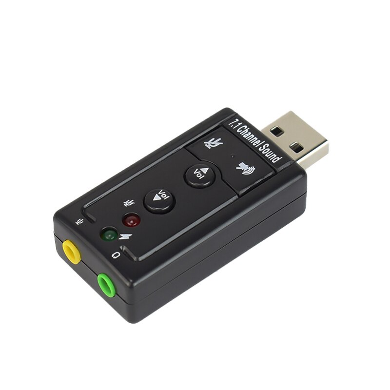 ! FELYBY External USB Sound Card | Audio Adapter USB 2.0 | 3.5mm Jack to Connect Microphone & Speaker or Headphone