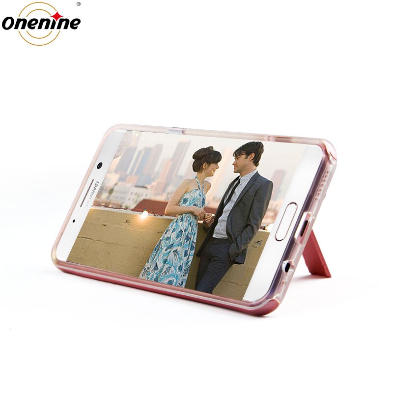 3D Kickstand Luxury Cases for Huawei Mate 9 Pro Cover TPU+PC Silicone 360 Protective Mobile Phone Back Armor Mate9Pro Mate9 9Pro