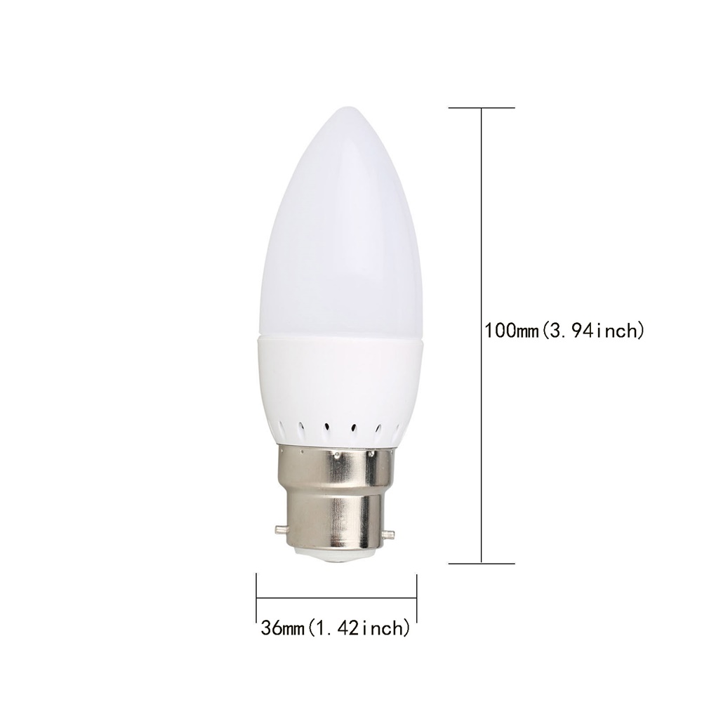3W LED Kaars Lamp E14 E27 E12 B22 B15 110V 220V 2835 SMD Chandlier Lamp Ampul Bombillas thuis Lichten Vervangen 20W Halogeen Lampen