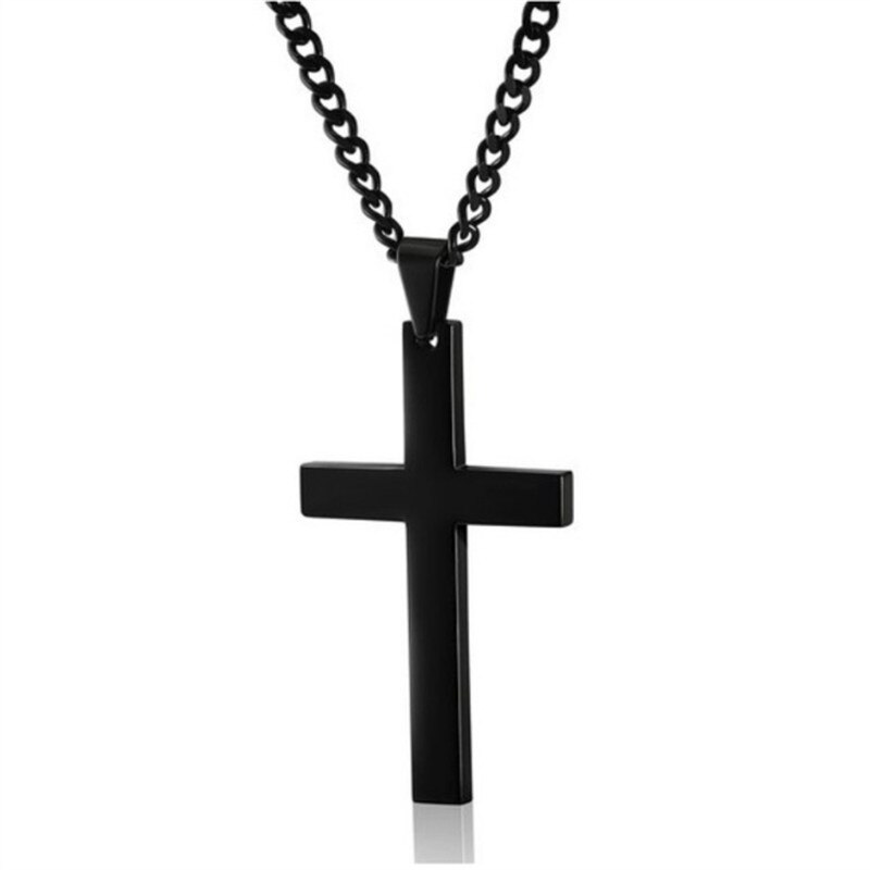 Religia egipski Ankh krucyfiks naszyjniki krzyż wisiorek ze stali nierdzewnej symbol życia krzyż naszyjniki biżuteria prezenty: Jasnożółty Kolor