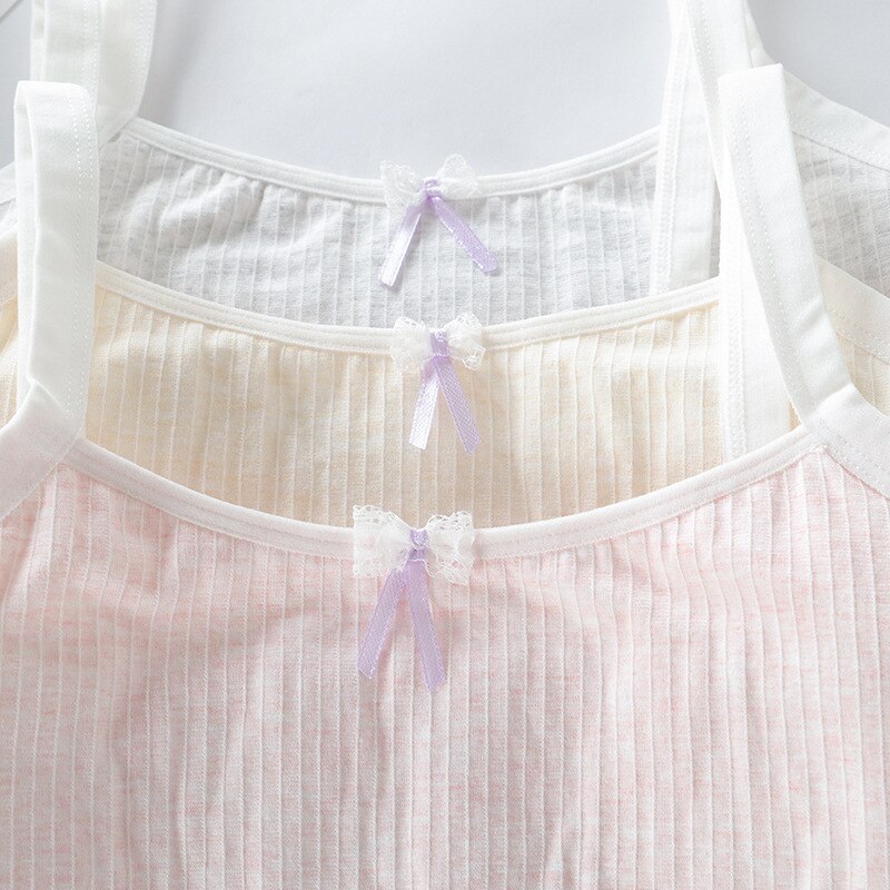 Girls Bra Brassiere Underwear Cotton Kids Bra Bow Adolescente Girls Training Bras Breathable Teenage Girl Tops Crop