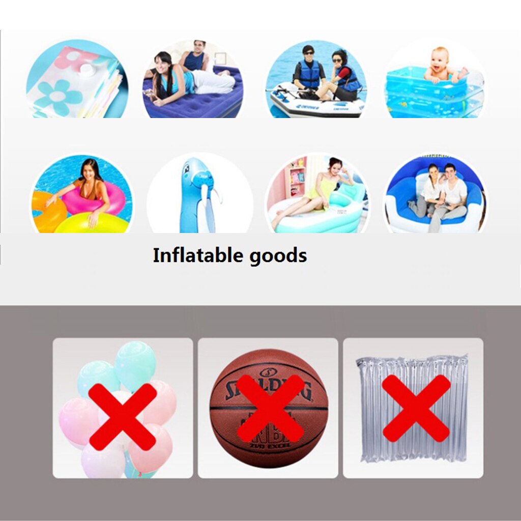 Electric Inflatable/Deflated Air Pump, Inflator Pump for Pool Toys Air Mattress Rafts Floats - Lightweight & Portable