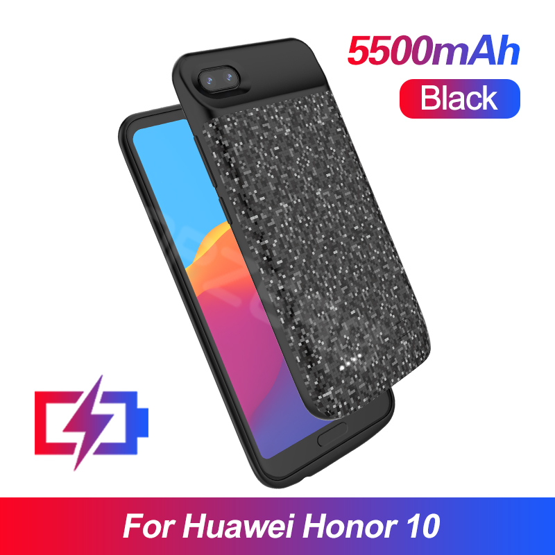 Battery Case Wireless Charger Cover 4700mAh Back Cover Cases for Huawei Mate 20 Pro Nova 3i 4e For Huawei Honor 8 8X 9X Pro 10: For Honor 10