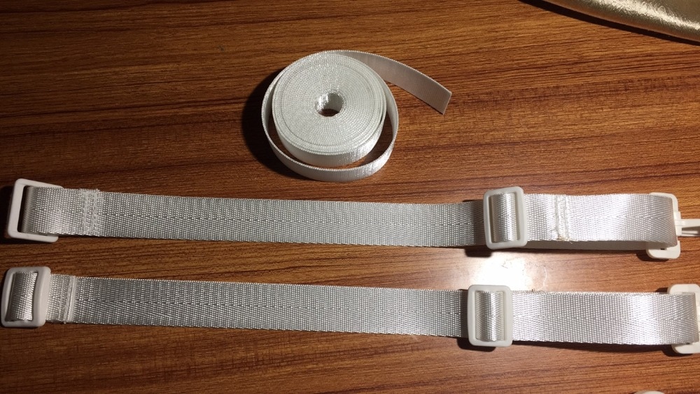 SICODA 10 yardas 50mm de ancho cinta adhesiva reforzada de nailon resistente 1,0mm cinta de espiguilla de Nylon grueso bolso con equipaje y cinturón