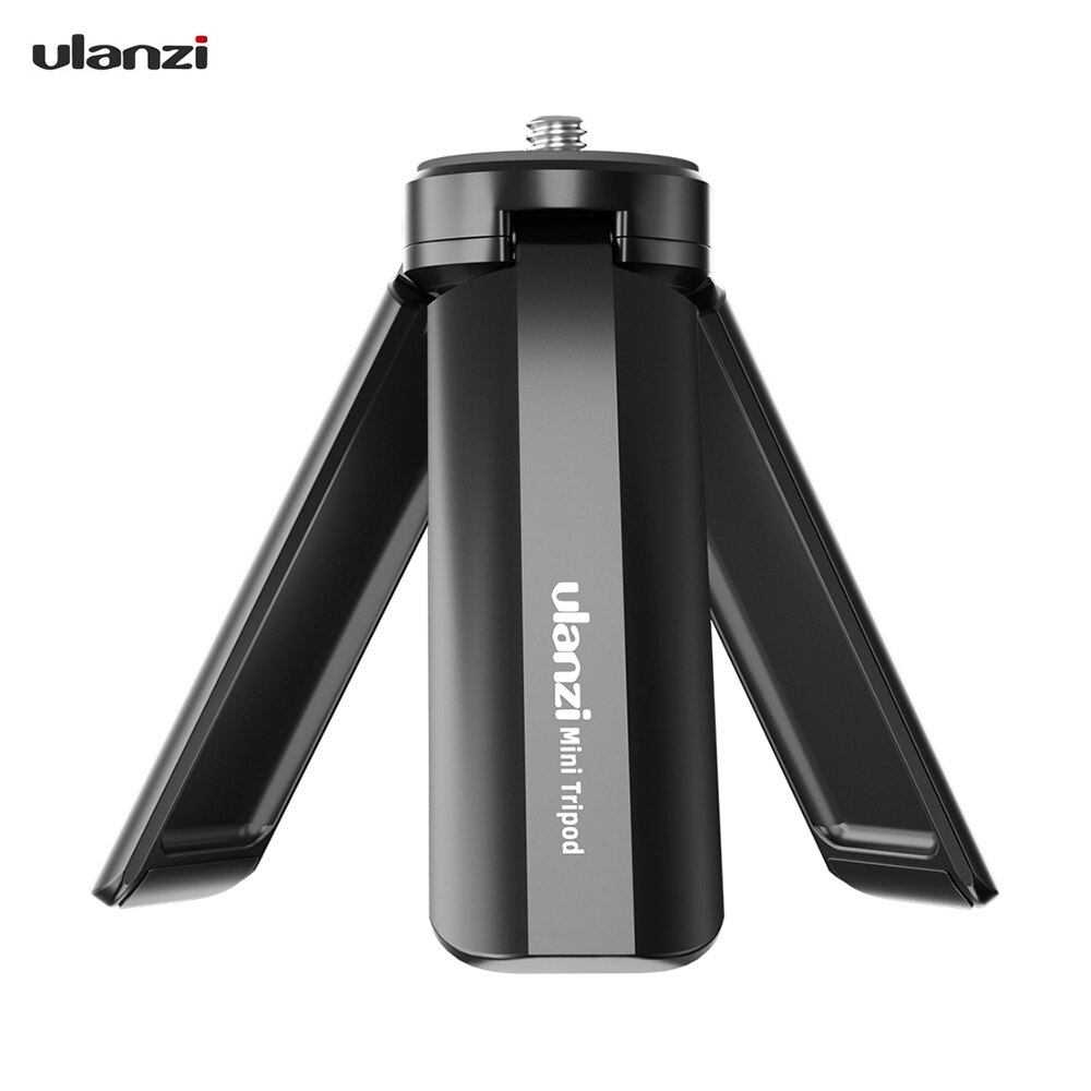 Ulanzi MT-15 Mini Handheld Tripod Portable Hand Grip Desktop Tripods Stand w/ 1/4 Extend Screw for Smartphone DSLR Action Camera