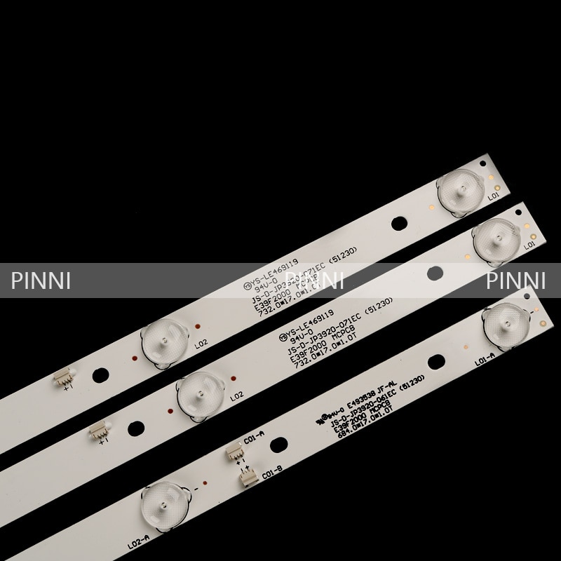 Led Backlight Strip Lamp Voor JS-D-JP3920-061EC JS-D-JP3920-071EC E39F2000 Mcpcb Akai AKTV401 AKTV403 AKTV4021 D39-F2000 LC390TA