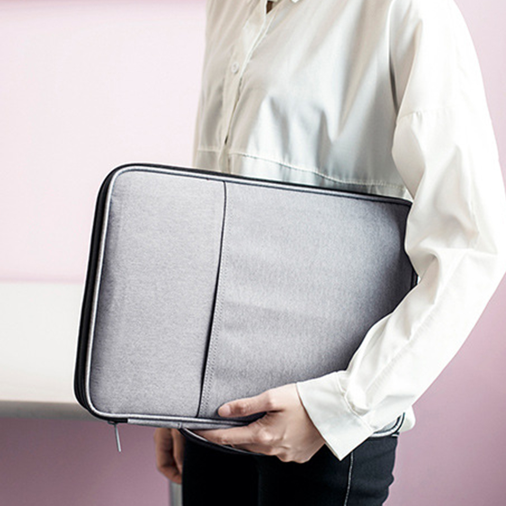 Sac de documents Oxford tissu pour cahiers Multi fonctionnel A4 Portable étanche unisexe école grande capacité stockage Zipper