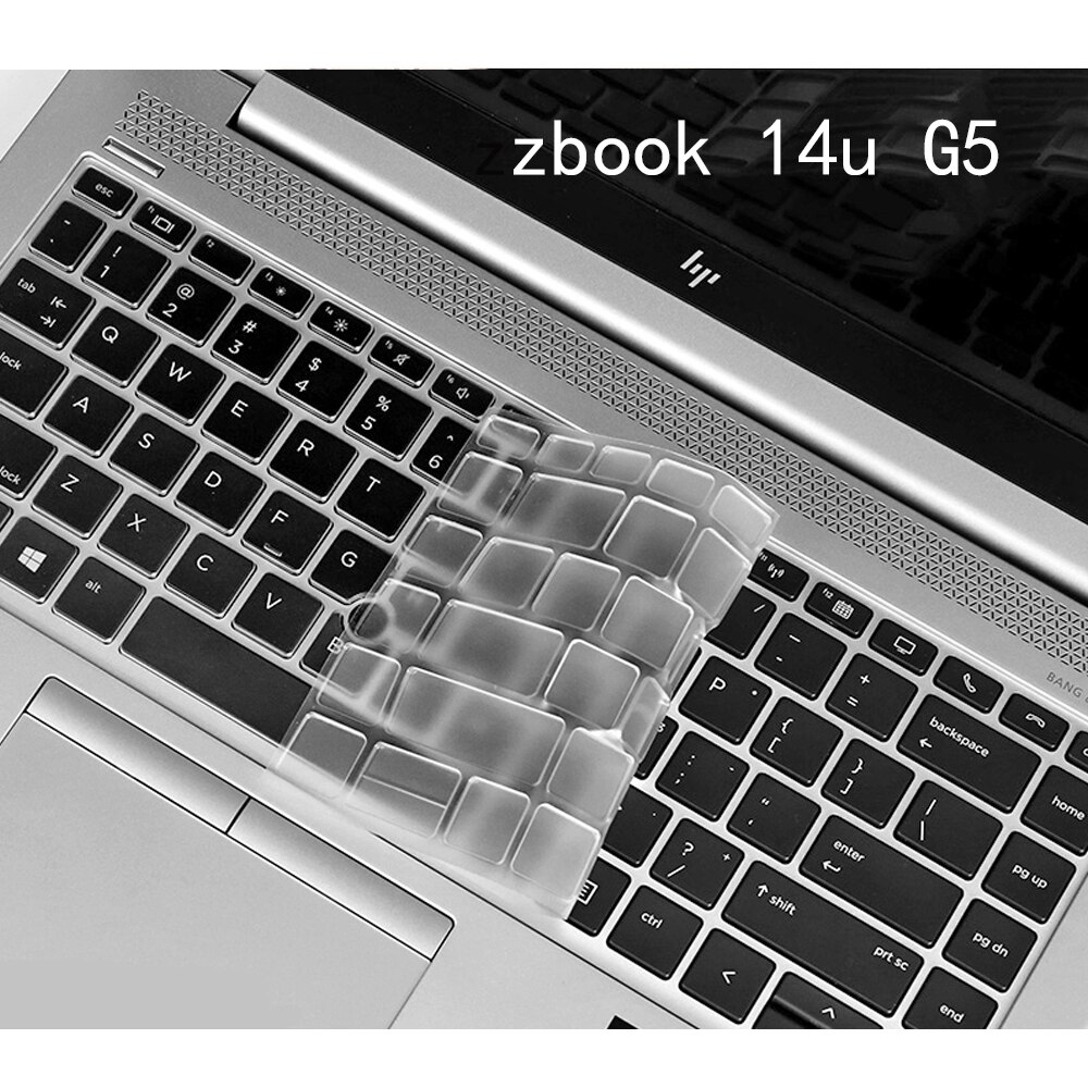 Keyboard cover Protective for HP zbook 14u g5 Elitebook 745 840 G5 G6 14 size 15U G5 G6 15.6 inch Invisible soft Transparent TPU