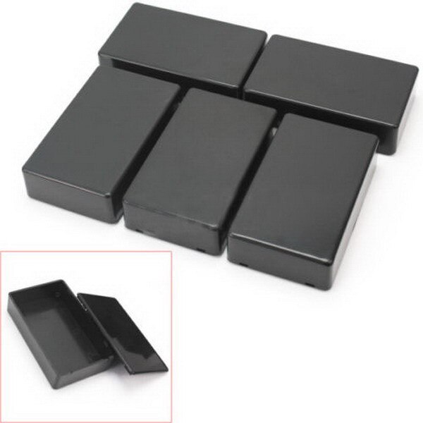 Caja de proyectos de bricolaje, carcasa de plástico para electrónica, caja de conexiones pequeña para escritorio, 100x60x25mm, Abs