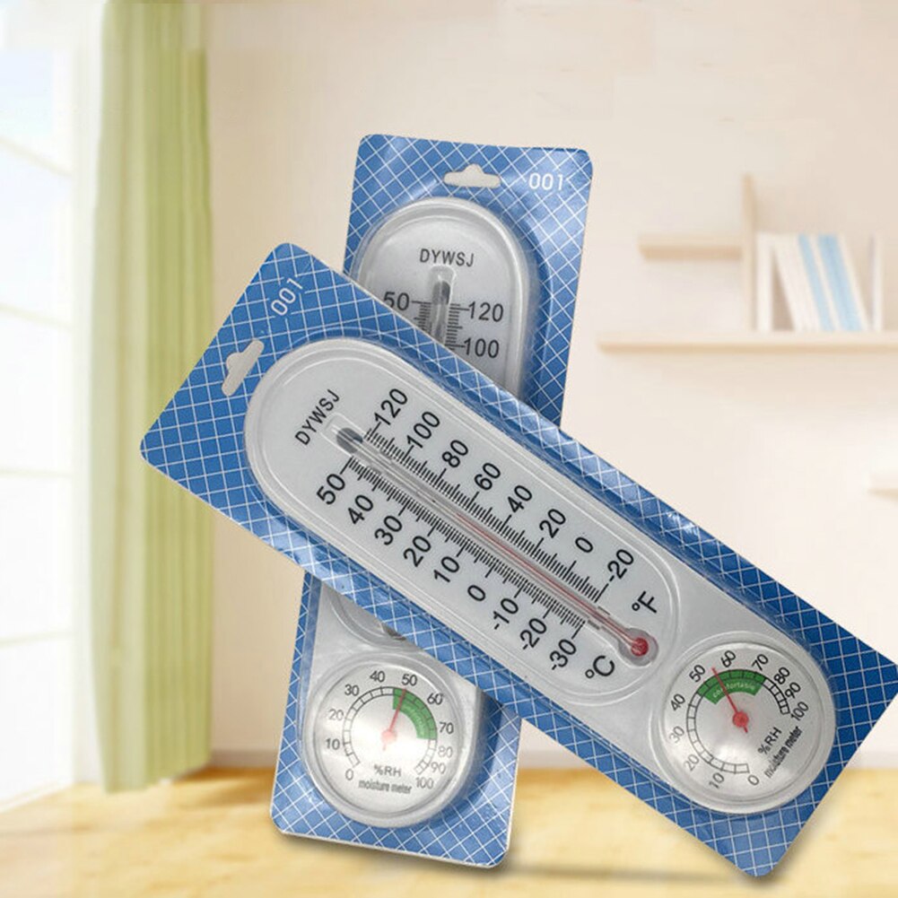 Muur Thermometer Indoor Outdoor Hangen Tuin Kas Fokken Thermometer Vochtigheid Meter Hygrometer Meting Tool