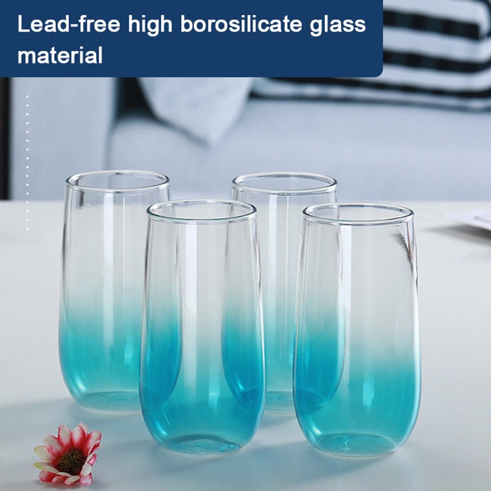 Grande tasse en verre coloré pour café, lait, thé, bière, Whisky, vin, verres pour Bar à la maison, verres pour boissons, pour Couple