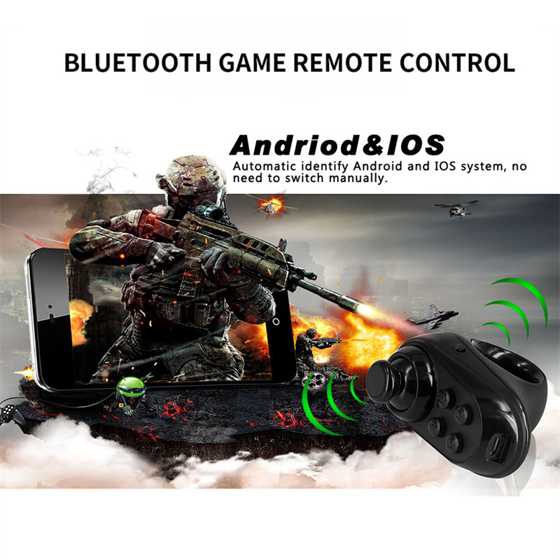 Game Controller R1 Mini Ring Bluetooth Rechargeable Wireless VR Remote Game Controller Joystick Gamepad For Android 3D Glasses
