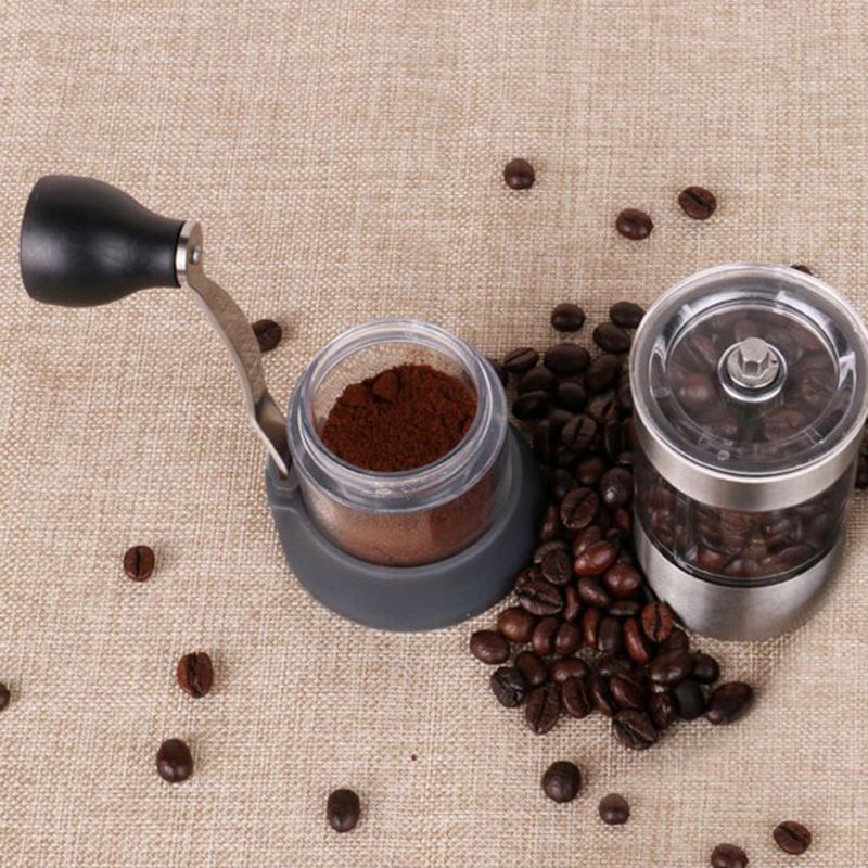 Draagbare Koffiemolen Wasbaar Handmatige Koffie Slijpmachine Voor Home Office A2UE