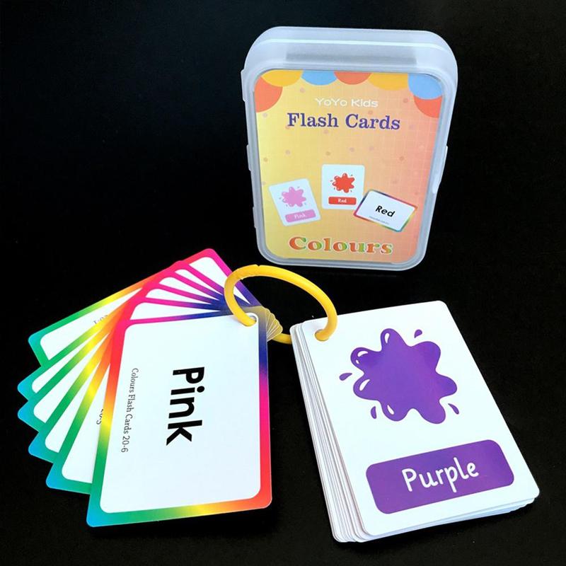 Early childhood English word learning cognitive memory cards Shape Flash cards