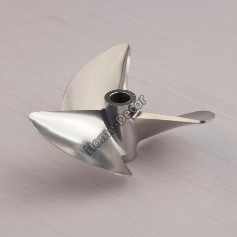 1 PCS 3.18 and 4 mm ID Aluminum Screw Propeller For DIY Boat Model Windstick Reverse Propeller