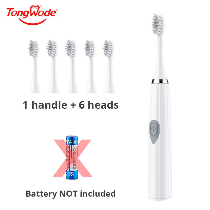 Tongwode Electric Toothbrush for Adults Soft Bristle Portable Battery Endurance IPX6 Waterproof Intelligent Effective Oral Care: MULTI