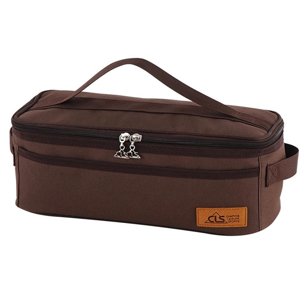 1Pcs Outdoor Camping Hiking Picnic Bag Camping Portable Storage Food Set Outdoor Wild Tableware Picnic Cookware Pot Bag F4Z6