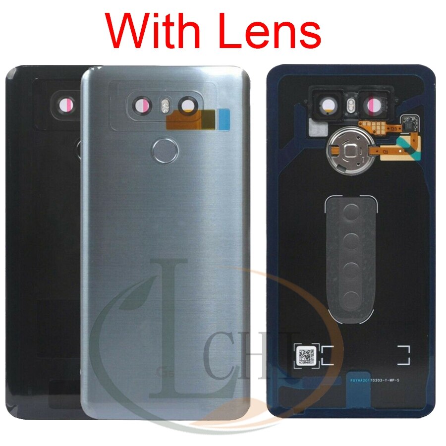 Für Lg g6 Batterie zurück Abdeckung tür Fall Gehäuse mit Kamera Objektiv glas fingerprint LS993 US997 VS998 H870 Für LG g6 Batterie Tür