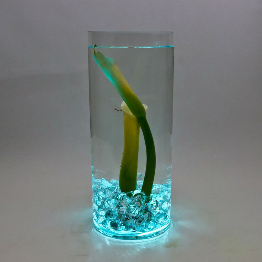 10pcs Battery Submersible LED Lights Waterproof Underwater Night Lamp Remote Controller Tea Light Vase Weeding Party Decor Light