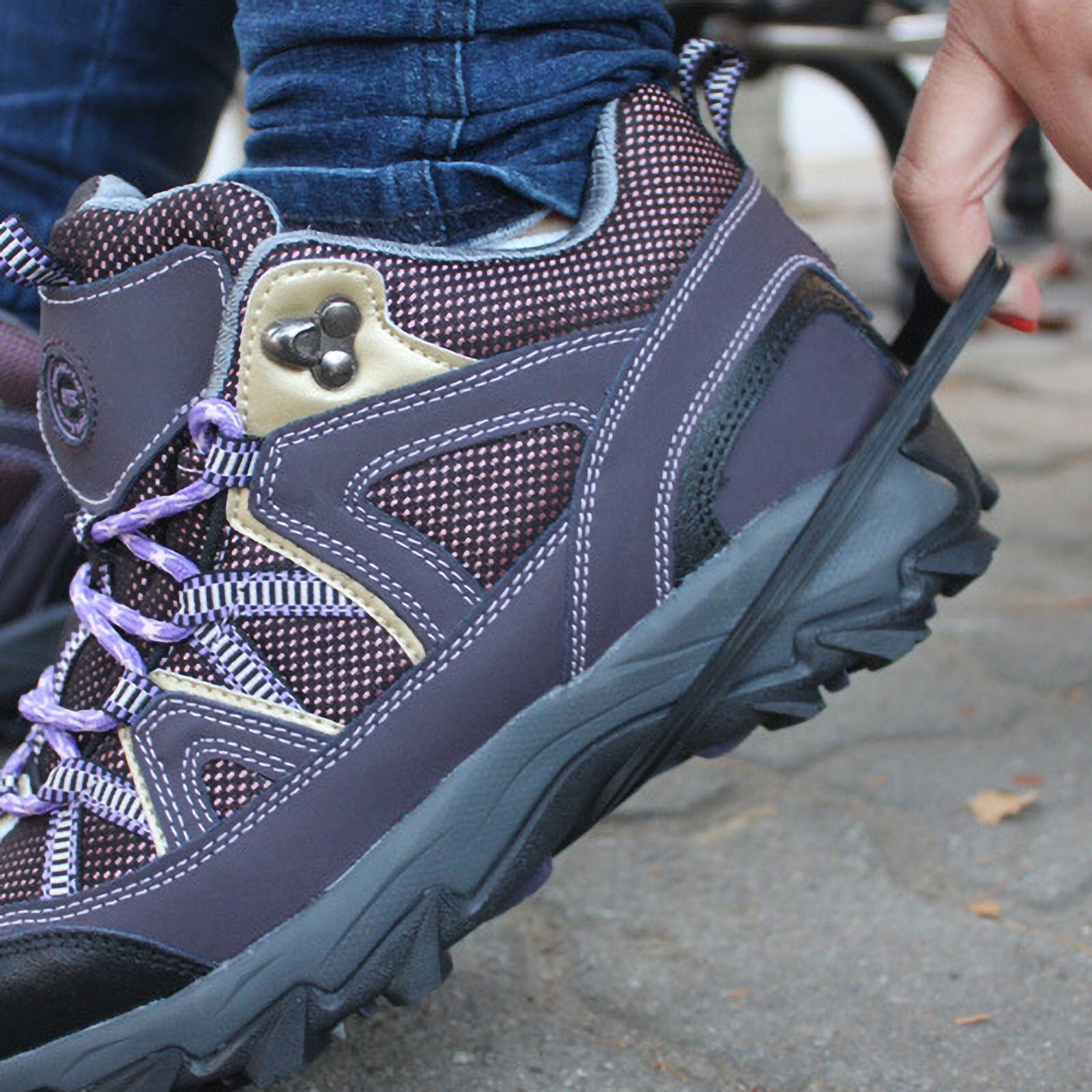 5 Studs Anti-Slip Schoen Spikes Stijgijzers Anti-Ijs Op Schoenen Klimmen Slip Schoenen Cover Spikes Schoenplaten Over schoenen Stijgijzers #30