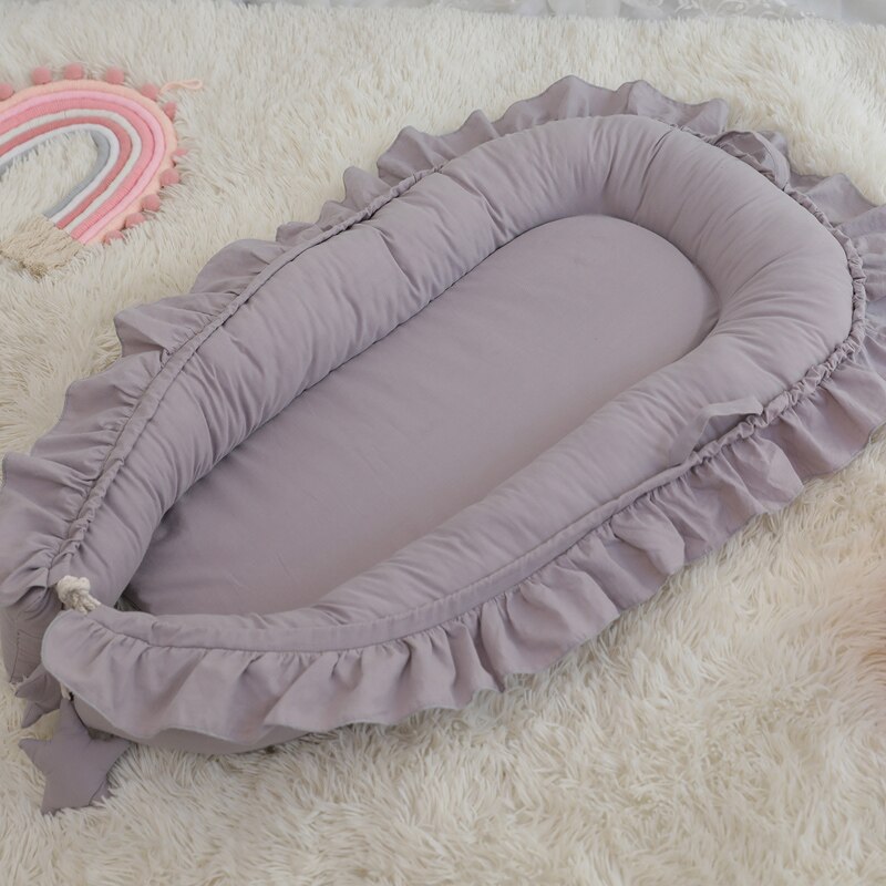 Removable Newborn Sleeping Nest Baby Beddings Set Soft Playpen Cot Co-sleeper Bassinet Crib Infant Cradle Mattress Cushion