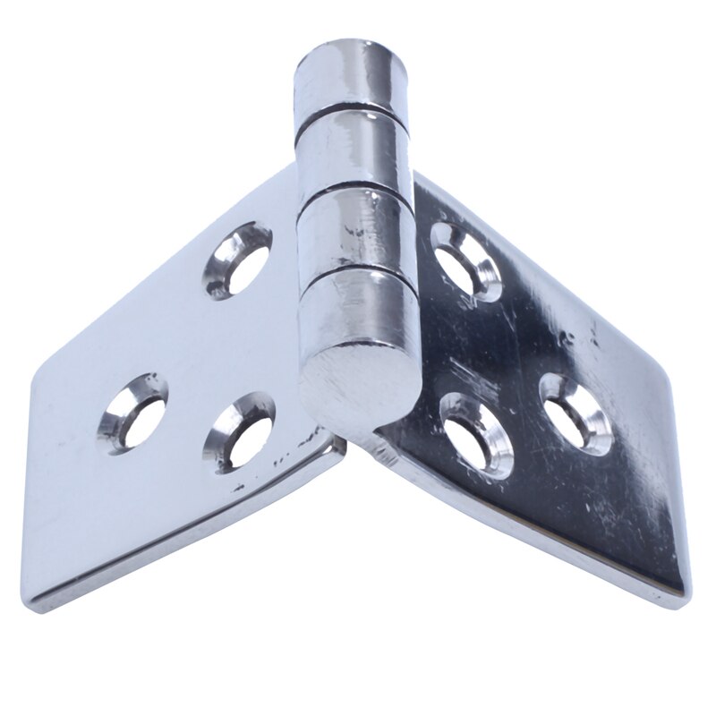 1x 3" Stainless Steel Boat Marine Grade Flush Door Hatch Compartment Hinges Silver