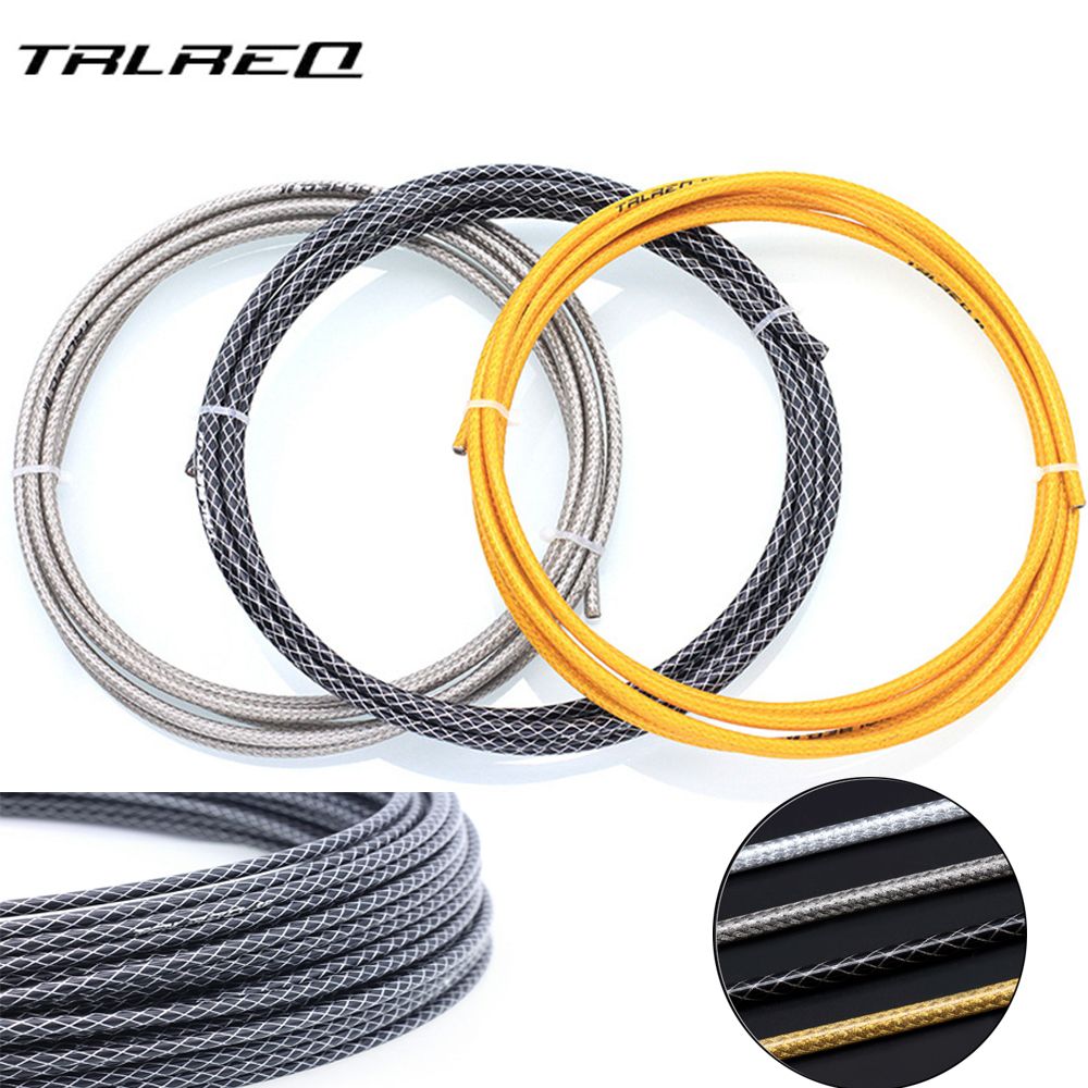 3 meters Length 5mm Bicycle Brake Cable Mountain Bike Shift Housing Derailleur Cables Weaving Line Pipe Tube Shifting Wire