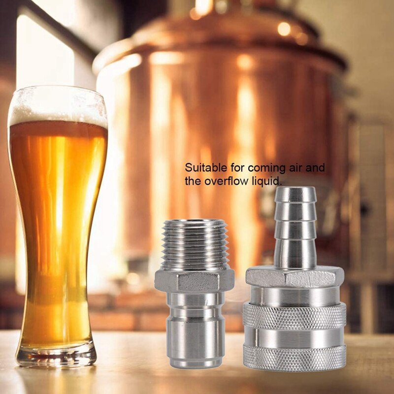 Stainless Steel Homebrew Disconnect Male Quick Dis... Grandado