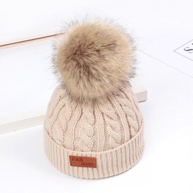 Børnehatte til at holde varmen om vinteren, koreanske babystrik hatte, moderigtige børns uldne uldkapper, drengehatte: B1