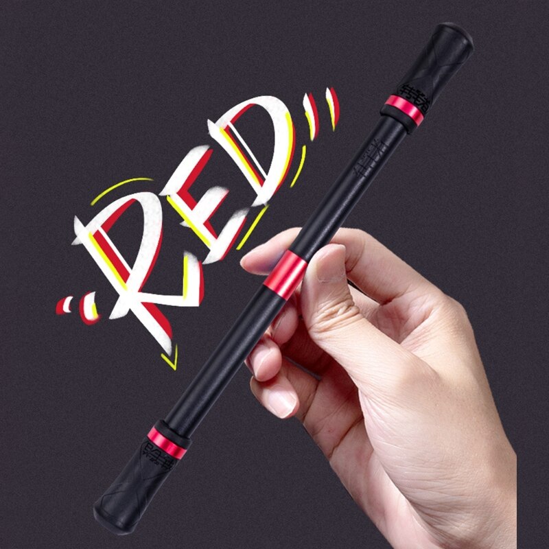 Finger Spinning Pen Decompression Rotating Pen Bulit-in Nickel-Plated Steel Balls Great Balance Performance for Students