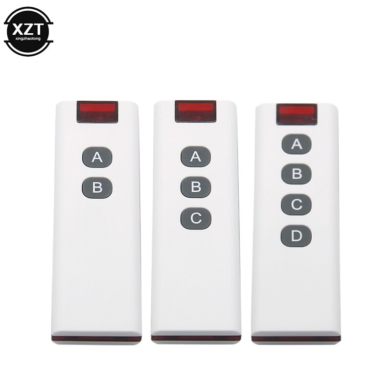 433MHz Wireless Learning Code Digital Remote Control Transmitter for Remote Switch 1/3/6/8/10 Button for 2262/EV1527 Electric