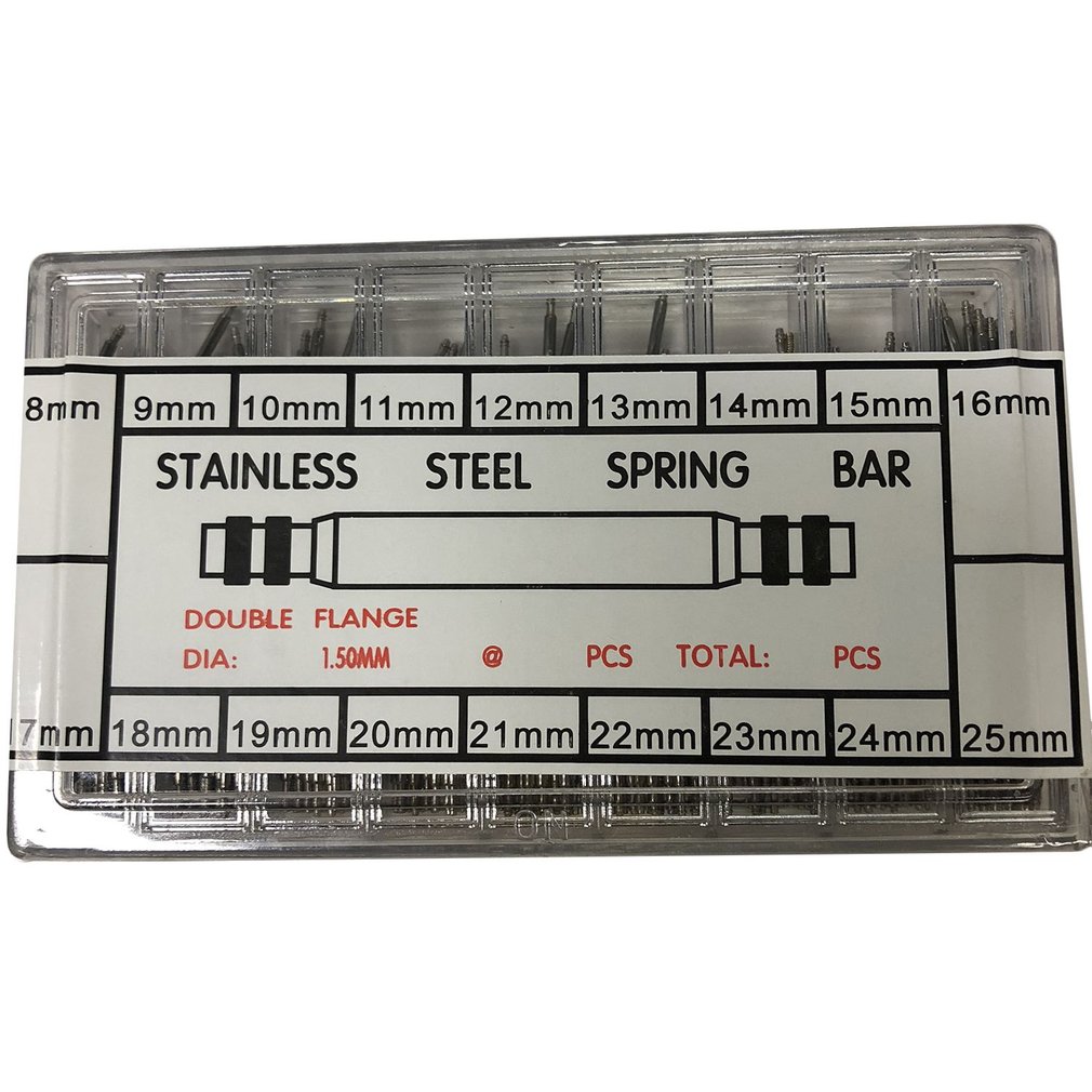 360PCS Boxed Lugs Watch Band Spring Strap Link Pin Remover Set Stainless Watch Wrist Bands Repair Kit