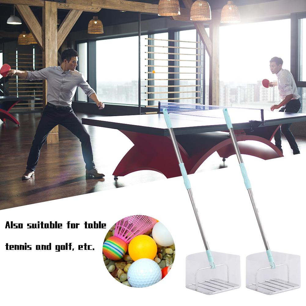 Portable Telescopic Scoop Net Table Tennis Ball Picker Net Ping Pong Ball Picking Table Tennis Accessories