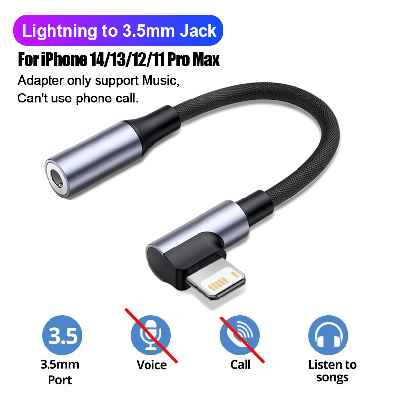 Lightning to 3.5 mm Headphone Jack Adapter Phone Dongle Converter Aux Audio Adaptor for Apple iPhone 14 13 12 11 XS XR X 8 iPad: Yellow