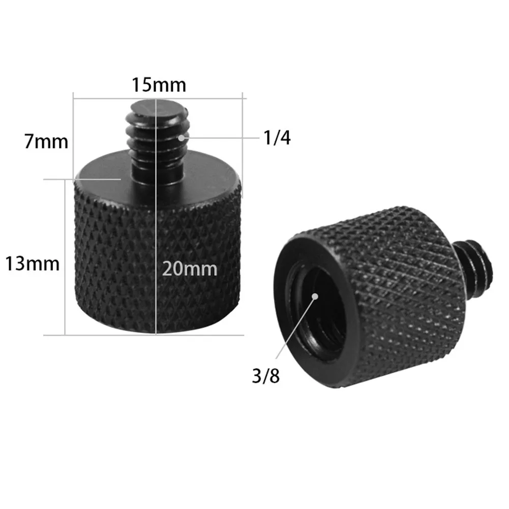 1/4 3/8 To 5/8 Female Male Threaded Screws Mount Adapters Tripod Camera Studio Threaded Screw Mount Adapters LS082 For Tripods: Sliver