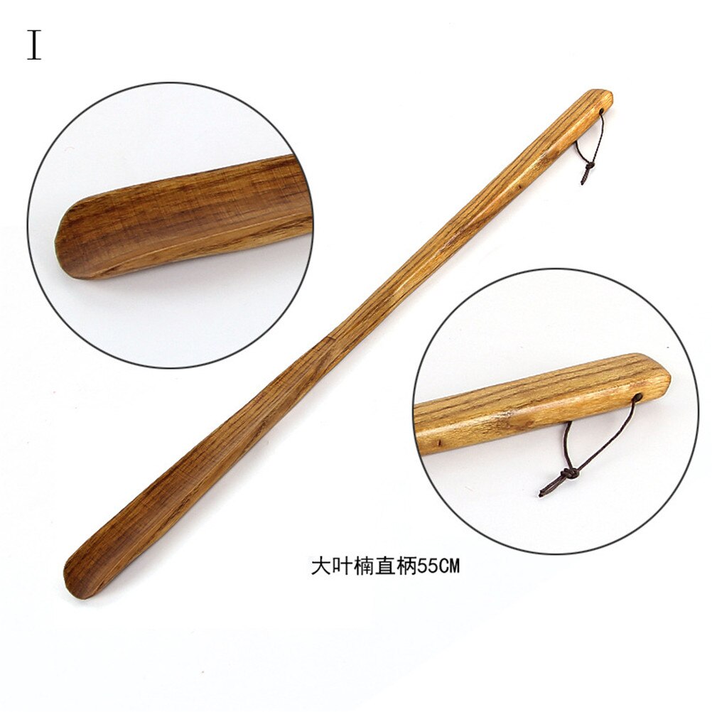 craft Wooden Shoe Horn Wooden Long Handle Shoe Horn Lifter Shoehorn: I