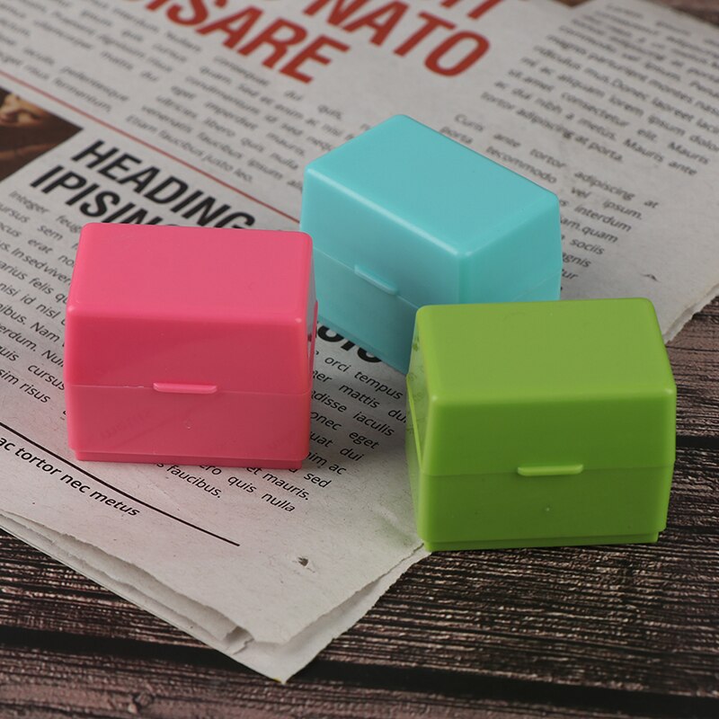 1 PC Self Inking Roller Stamp Office Messy Code Security Guard Your ID Privacy Protection Stamp