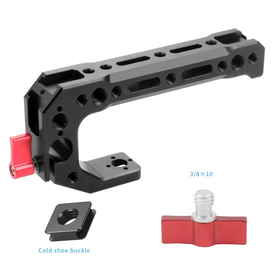 Poignée supérieure 1/4 3/8 support de levage à vis, alliage d&#39;aluminium pour Cage de caméra DSLR 5D2 GH4 Kit de stabilisateur vidéo: TypeD Combo 3