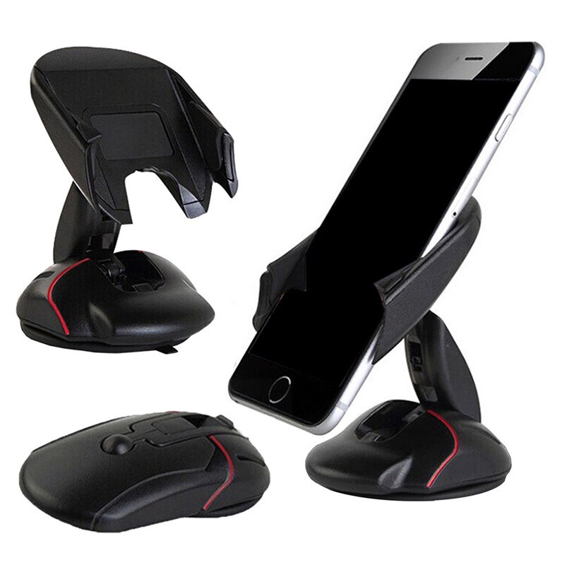 Muis Auto Mount Bracket 360 Roterende Houder Stand Cradle Voor Mobiele Telefoon Gps MP4