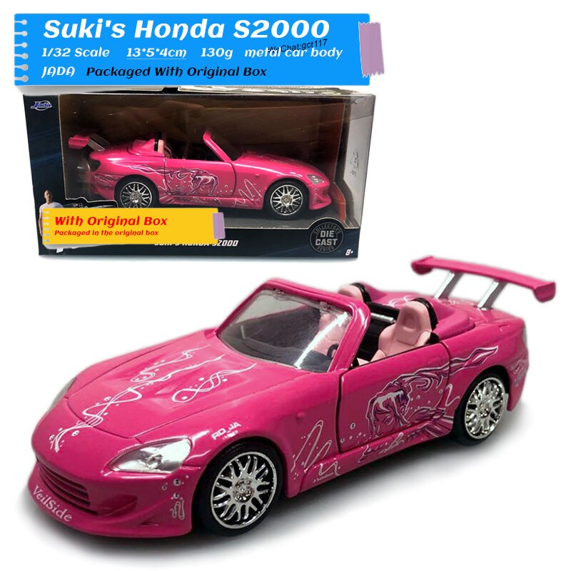 JADA 1/32 Bilancia Modello di Auto Giocattoli 1995 Mitsubishi Eclipse Diecast In Metallo da Auto Giocattolo Modello Per Il Regalo, I Bambini, la Raccolta: Honda S2000