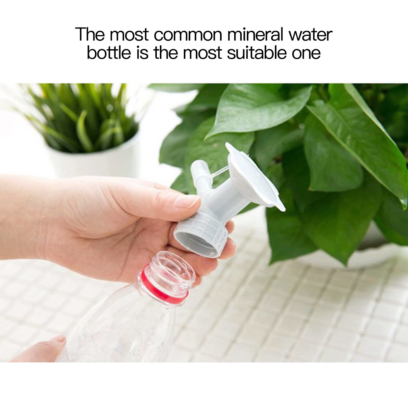 2 In 1 Garden Sprinkler Nozzle For Watering Can Plastic Sprinkler Irrigation Shower Head Indoor Waterers Garden Tool