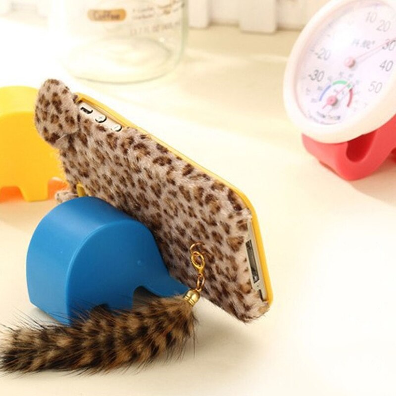 4Color Universal Mini Elephant Smart Phone Table Desk Mount Stand Phone Holder for Cell Mobile Phone Tablets Bracket