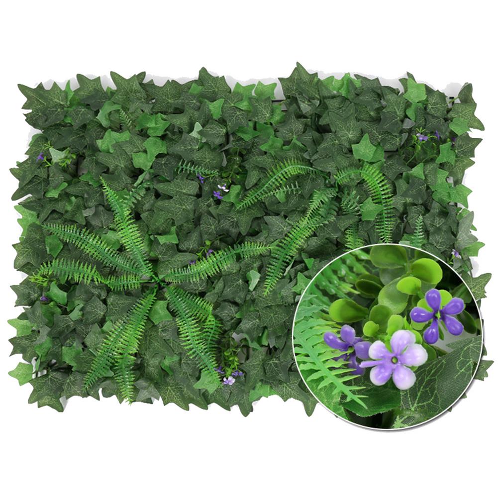 60x40CM Artificial Plant Backdrop Panel UV Protected Privacy Hedge Screen Simulation Plant Wall Decor Lawn For Garden Decoration