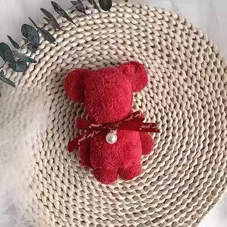 30x30cm Korallen Samt Bär Hand Handtuch Absorbent Coral Fleece Gesicht Handtuch Hochzeit Business Bad handtücher: SKU-15
